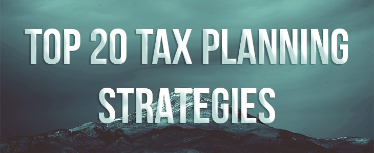 top 20 tax planning strategies