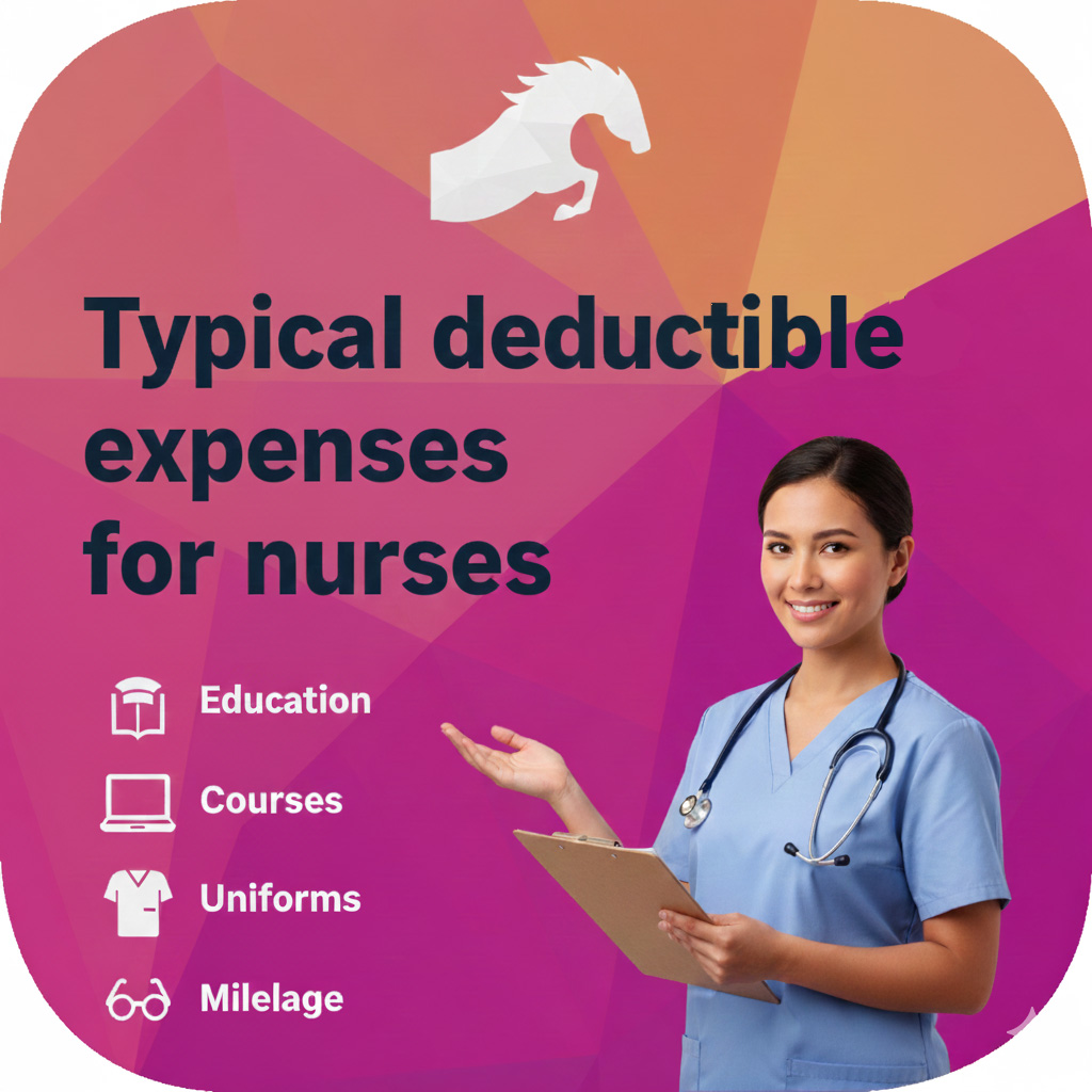 dudctible expenses for nurses