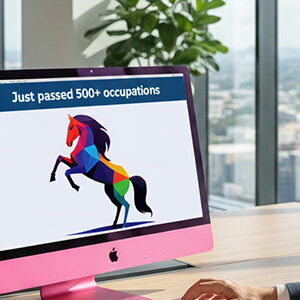 500 occupations